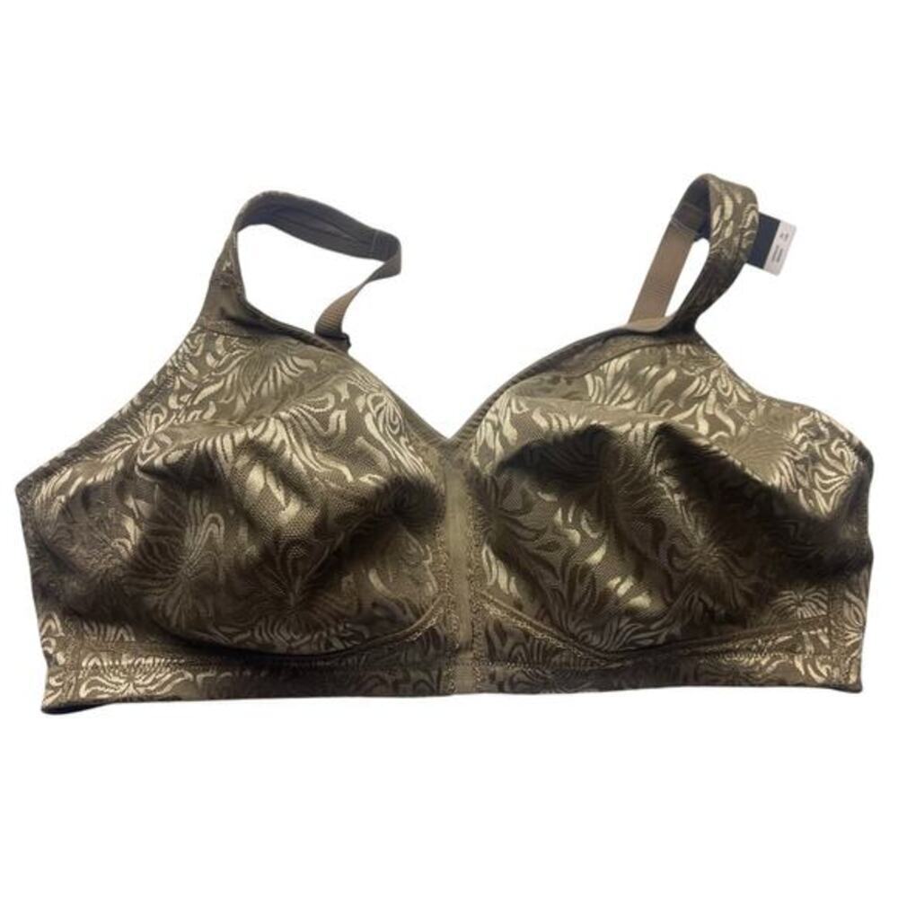 Deyllo Non Padded Wireless Bras Plus Size Full Coverage Minimizer Size 48DDD...